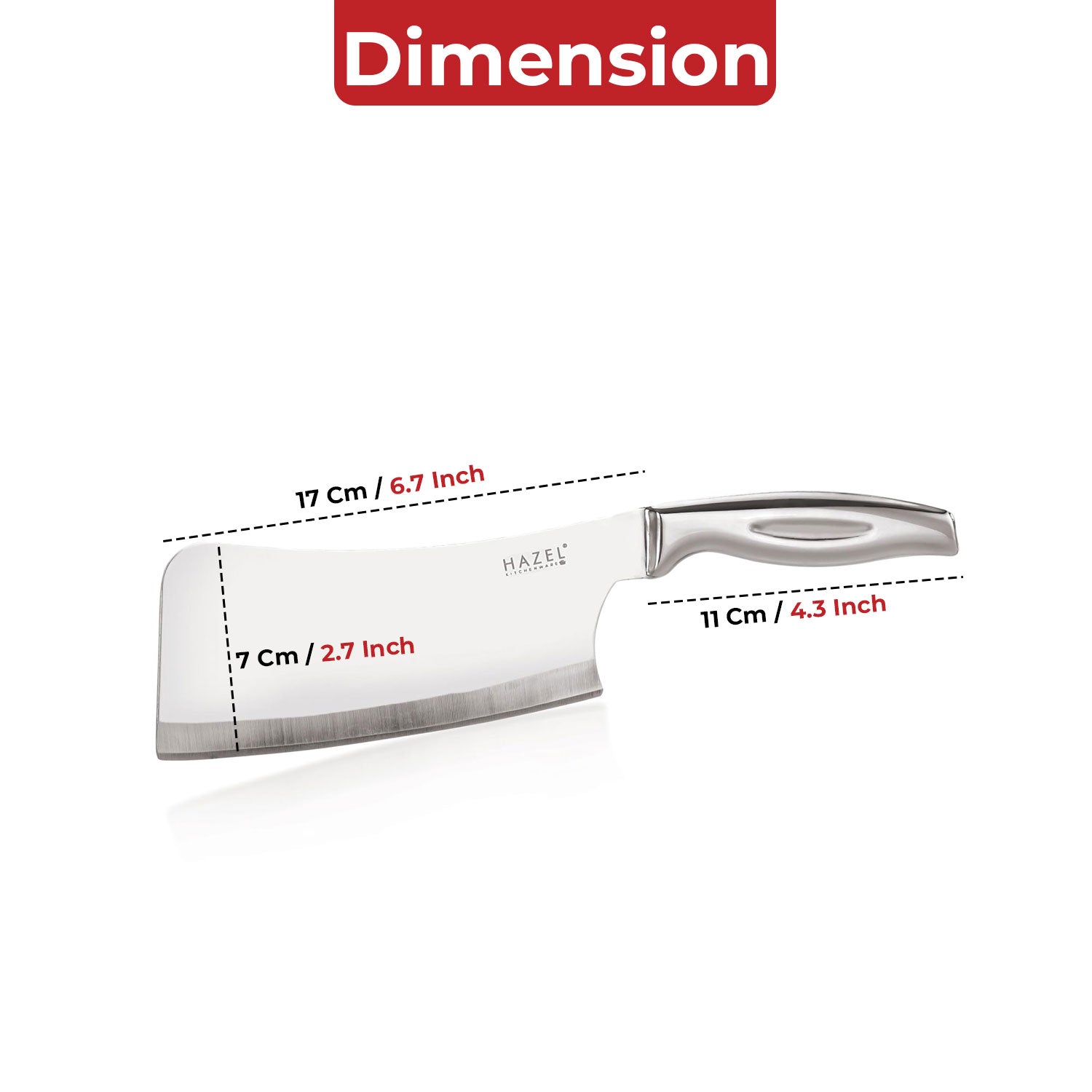 Stainless Steel Big Chopper Knife