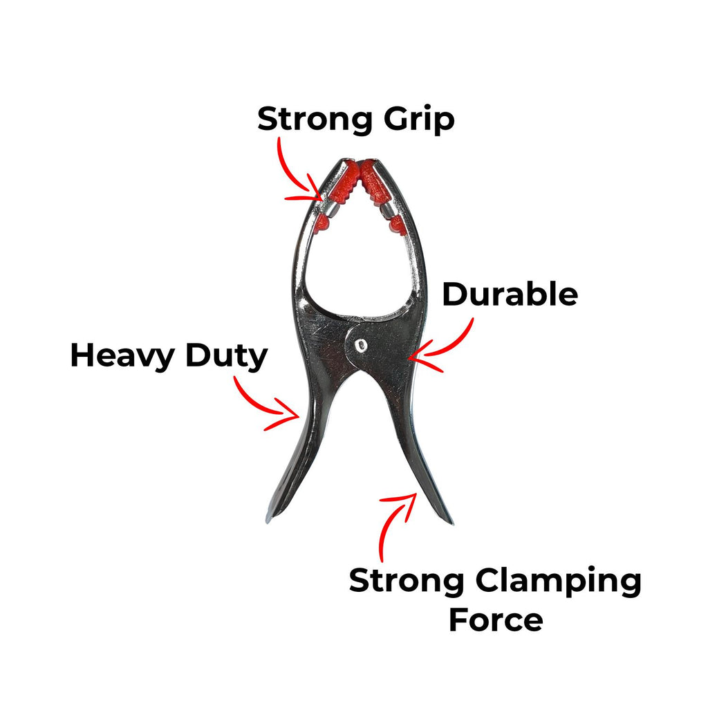 Stainless Steel Big Cloth Clip with Rubber Grip
