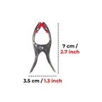 Steel Fish Cloth Clip with Rubber Grip – 1 Pc