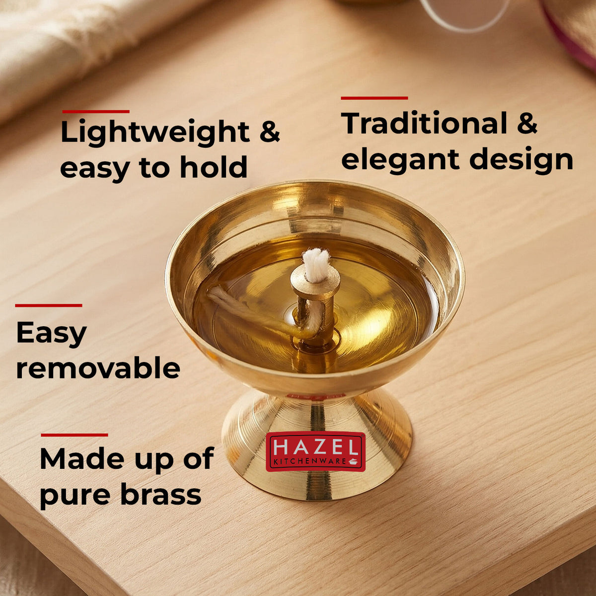 Brass Pooja Traditional Deepam