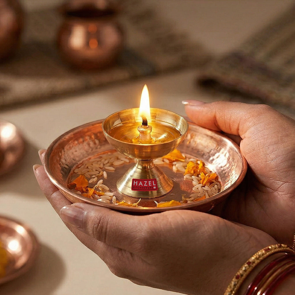 Brass Pooja Traditional Deepam
