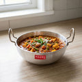 Aluminium Kadai with Handle, 2300 ML