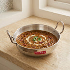 Aluminium Kadai with Handle, Large Capacity, 3700 ml