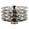 Mini Stainless Steel Idli Plate 4-Rack Plates, 18 Idlies per Plate