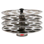 Mini Stainless Steel Idli Plate 4-Rack Plates, 18 Idlies per Plate