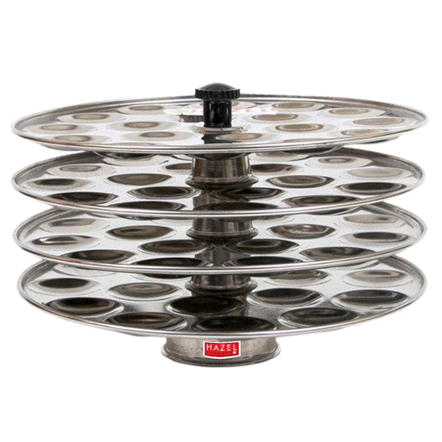 Mini Stainless Steel Idli Plate 4-Rack Plates, 18 Idlies per Plate