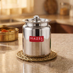 Stainless Steel Ghee Container With Lid, 1000 ml