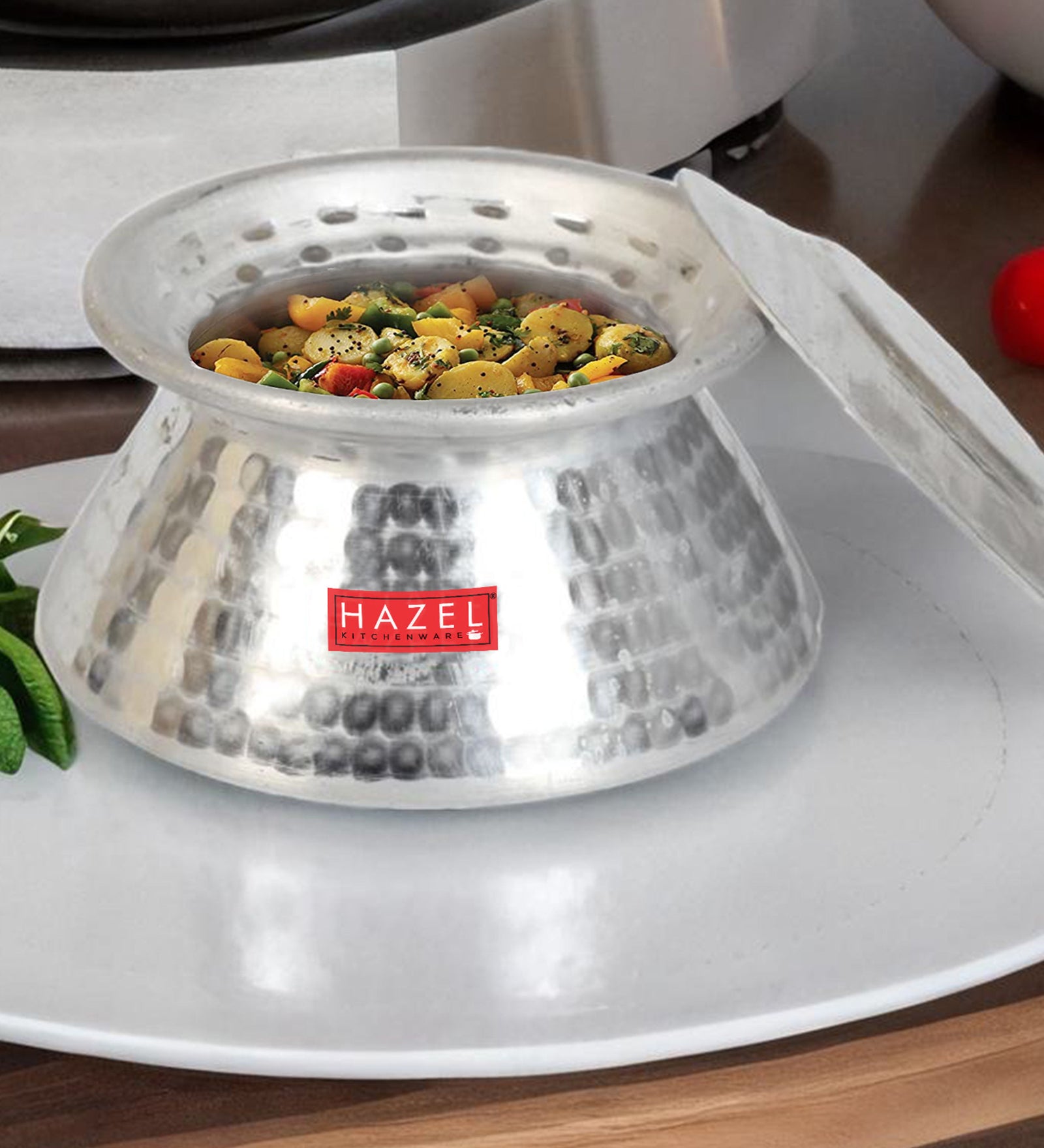 Aluminium Hammered Kadhai Handi 1.4L