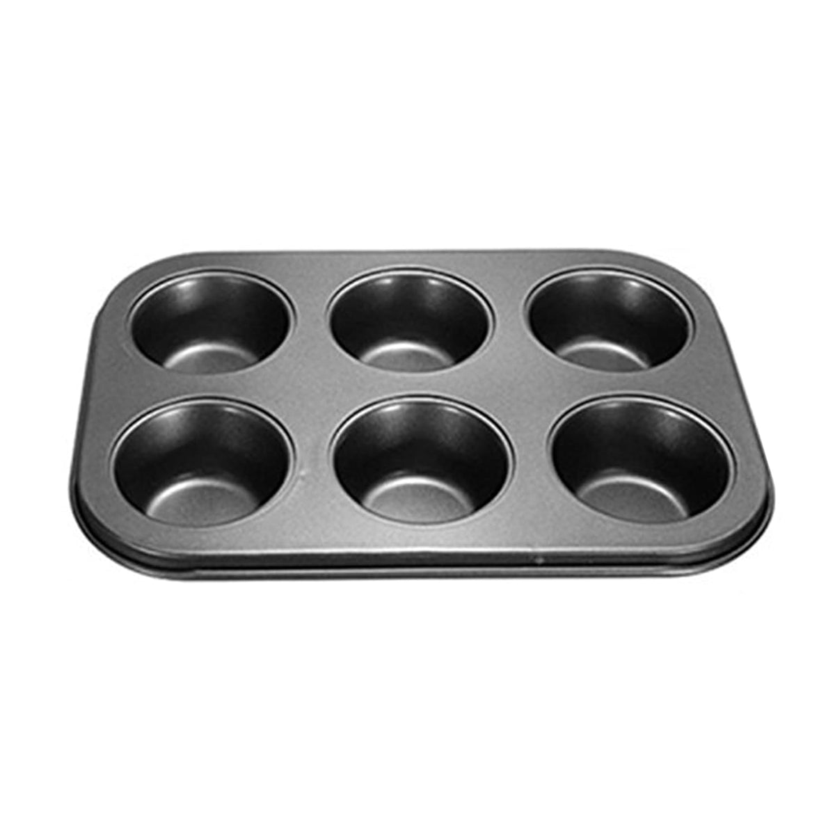 Non Stick Muffin Tray, 6 Cavity