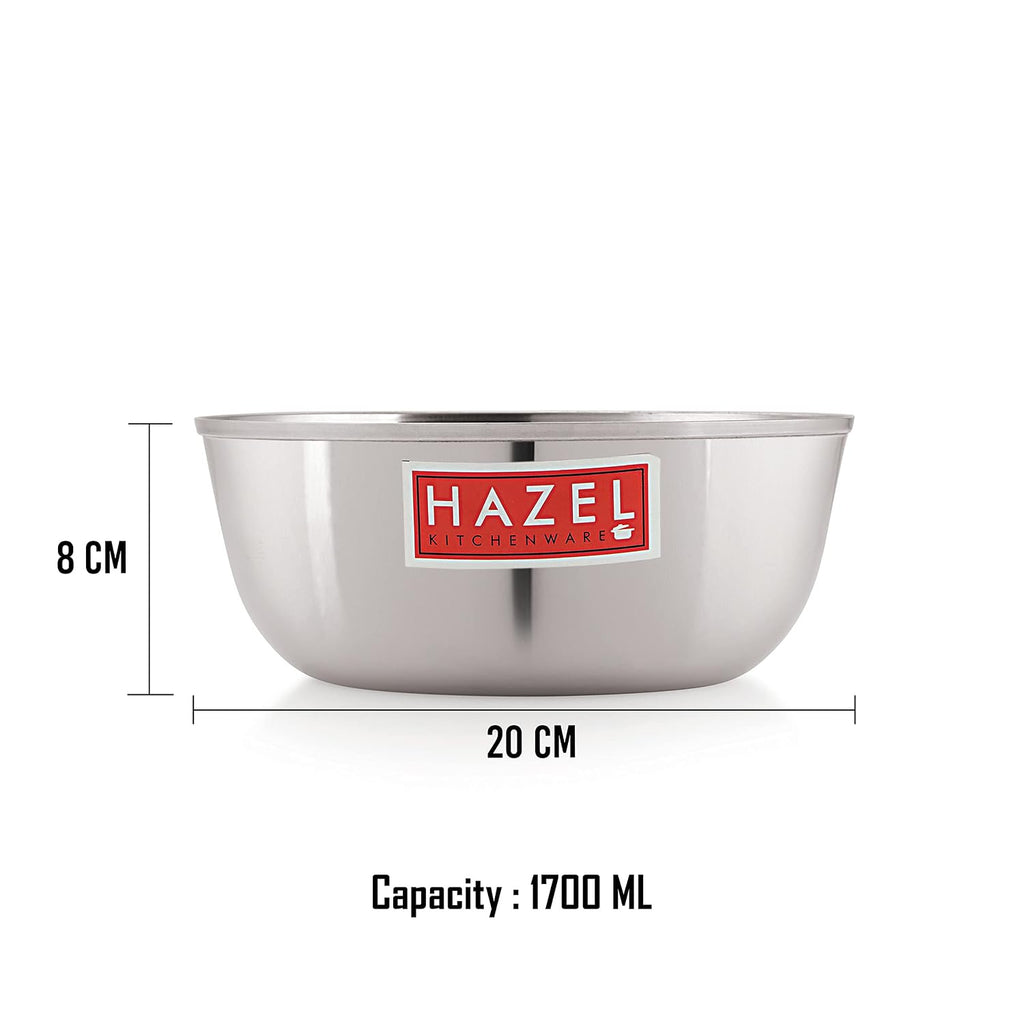Stainless Steel Mixing Bowl Wati,1700 ml, Set of 3