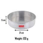 Aluminium Round Cake Mould, 6", 7" & 8", Set of 3