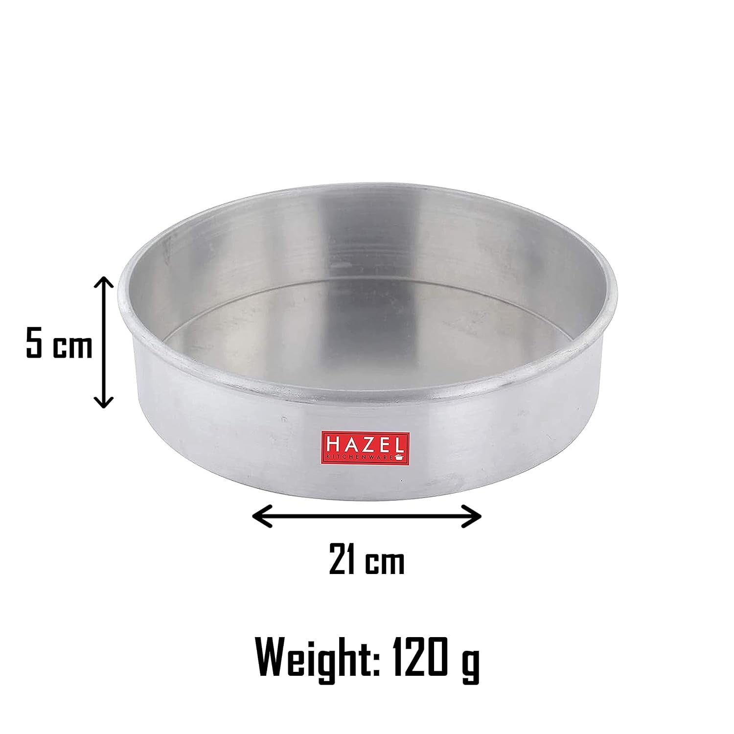 Aluminium Round Cake Mould, 6", 7" & 8", Set of 3