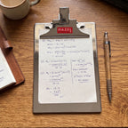 Stainless Steel Writing Pad , 21 cm