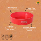 Silicone Small Round Cake Mould 15.5 cm, Red