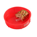 Silicone Small Round Cake Mould 15.5 cm, Red