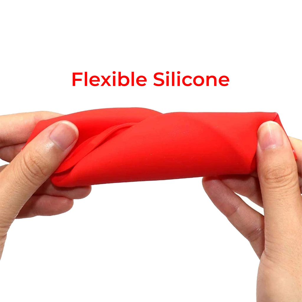 Silicone Small Round Cake Mould 15.5 cm, Red