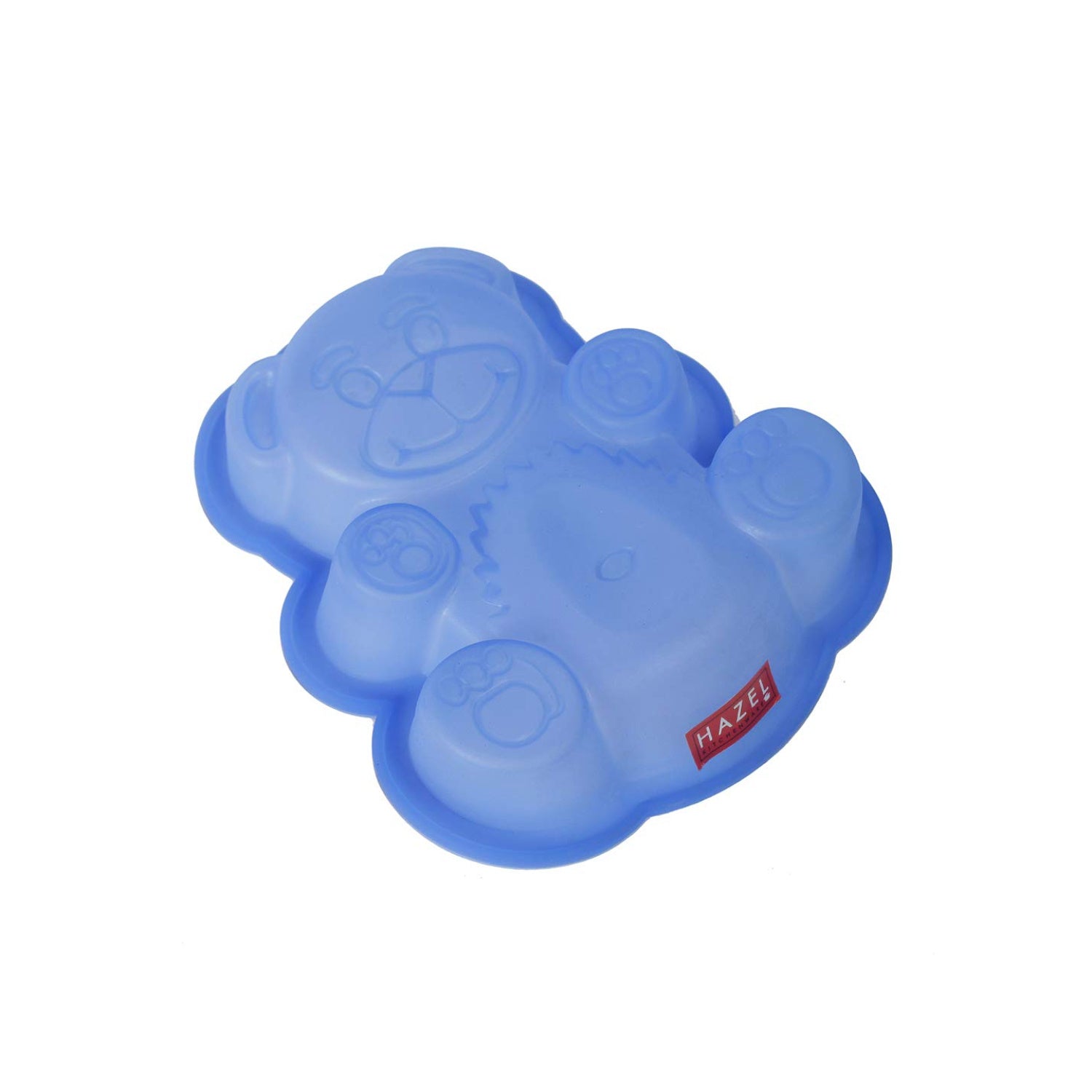 Silicone Small Teddy Bear Shape Cake Mould, 18 cm, Blue