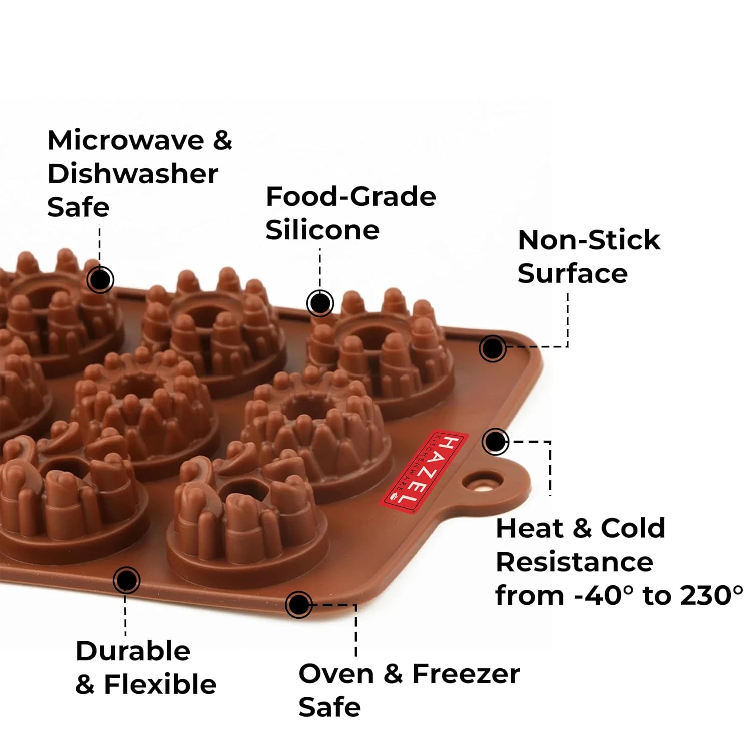 Silicone Small Chocolate Mould, 1 Pc