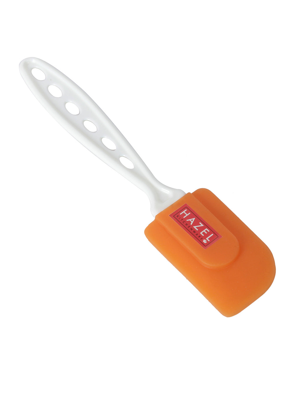 Silicone Small Spatula with Plastic Handle, Orange