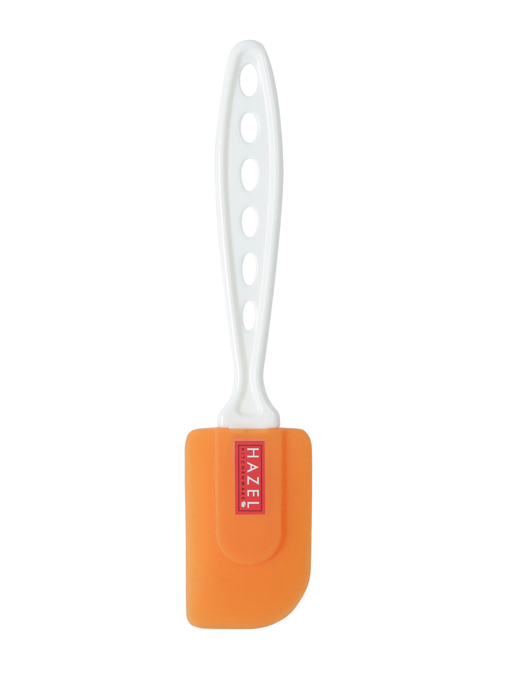 Silicone Small Spatula with Plastic Handle, Orange