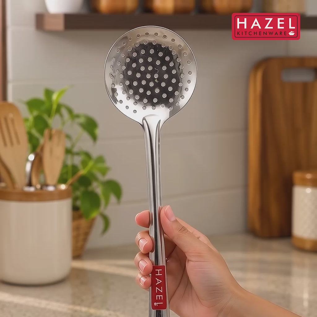 Stainless Steel Puri Frying Jhara/ Strainer