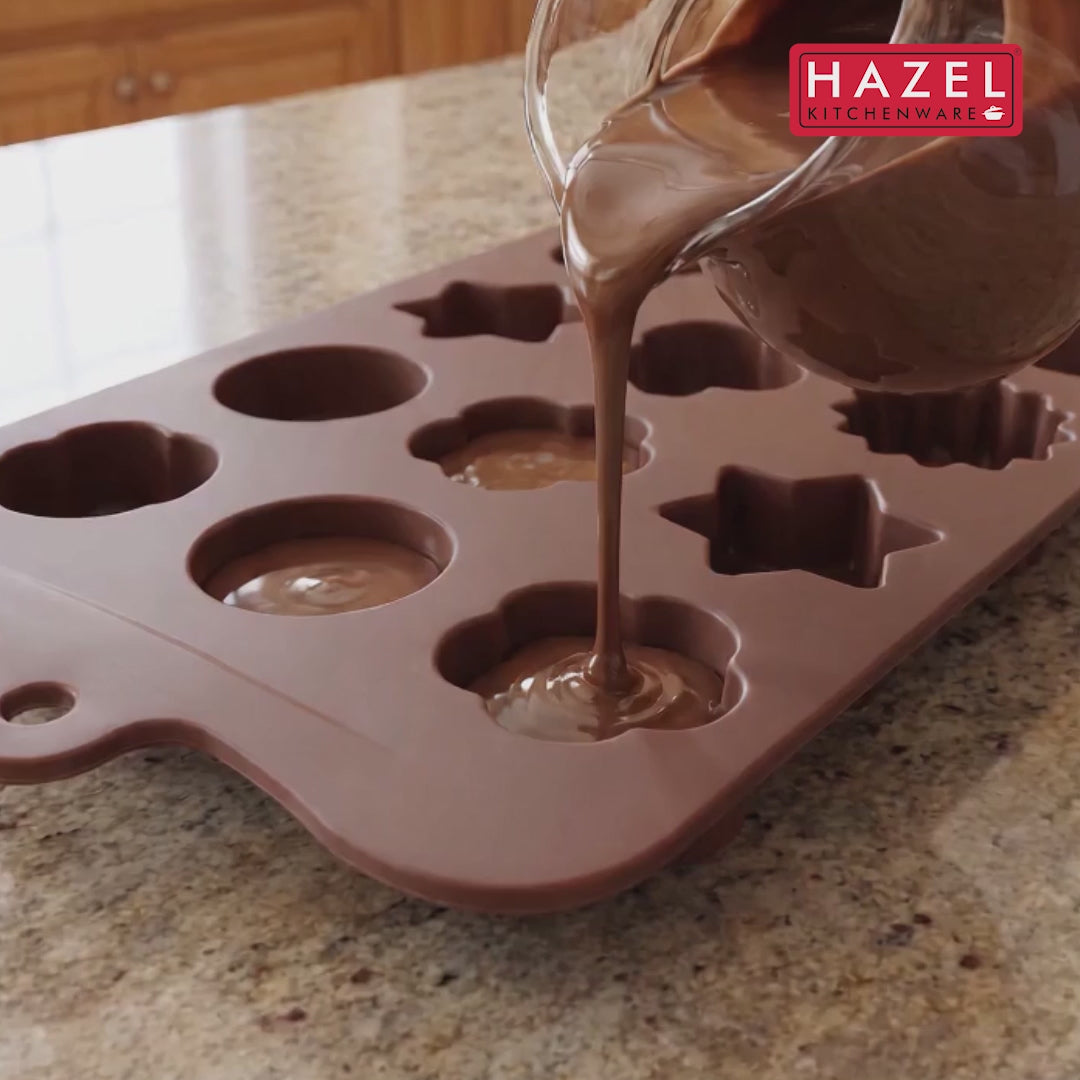 Silicone Flower Chocolate Mould, 15 Cavity