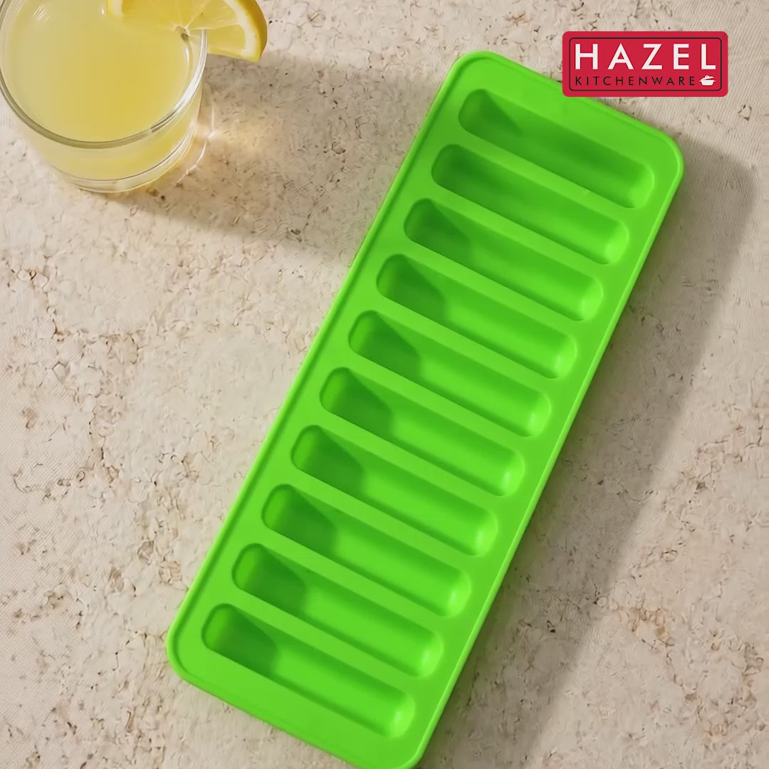 Silicone Chocolate Bar/ Ice Cube Mould, 10 cavity