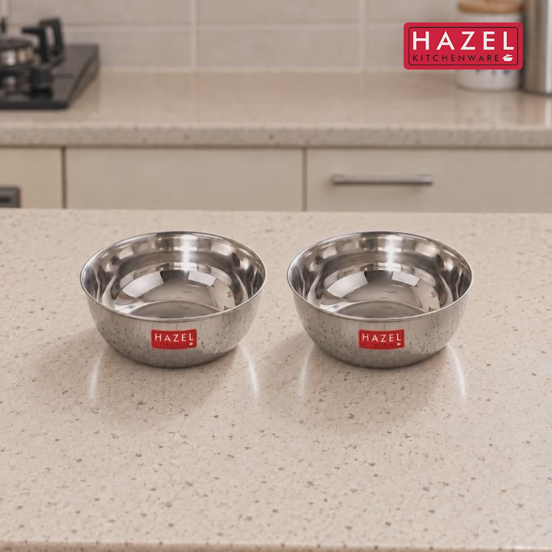 Stainless Steel Serving Bowls & Katori, Serving, Dinner & Snack Use