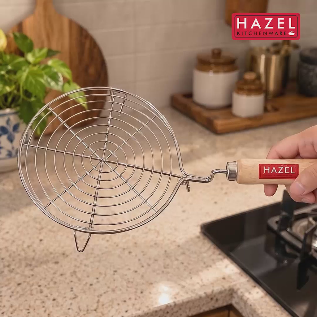 Round Aluminium Papad Jali, Small