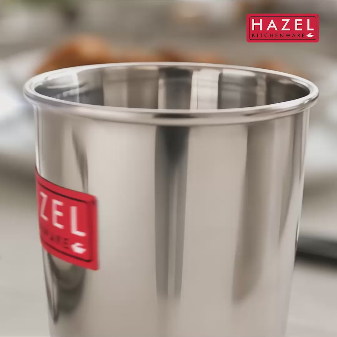 Stainless Steel Juicy Glass, Water, Juice & Milk Tumbler, 350 ml
