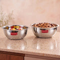 Stainless Steel Mixing Bowl Set of 2, 2730 ML, 3300 ML