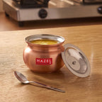 Stainless Steel  Copper Base Ghee Conatiner, 150ML
