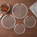 Aluminium Pizza Mesh Tray Set (Round), 7, 8 & 9, 10 Inch
